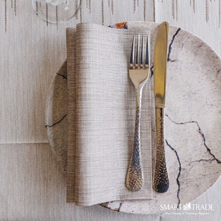 Plus Flem Sabbia ⫸ Airlaid Napkin Ecru- 44x44cm